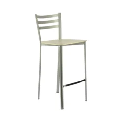 Ace 1329 Tabouret de cuisine en métal et assise bois hauteur snack><noscript><img width=