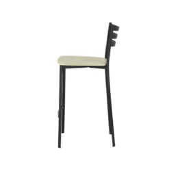 Ace 1329 Tabouret de cuisine en métal et assise bois hauteur snack><noscript><img width=