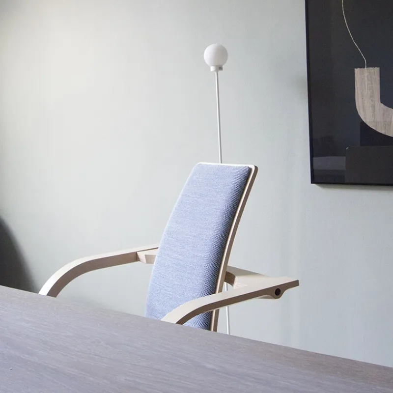 Varier Actulum ® Fauteuil de bureau ergonomique à bascule en tissu et bois> Chaise De Bureau|Chaise Salon