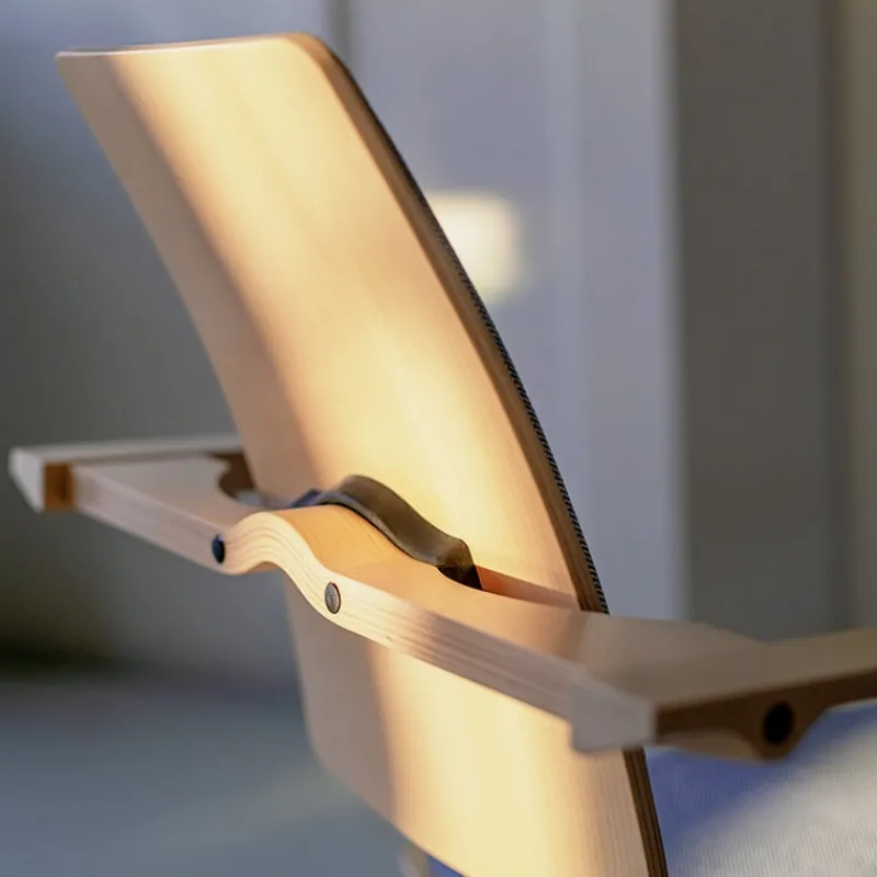 Varier Actulum ® Fauteuil de bureau ergonomique à bascule en tissu et bois> Chaise De Bureau|Chaise Salon