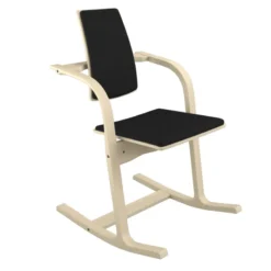 Varier Actulum ® Fauteuil de bureau ergonomique à bascule en tissu et bois><noscript><img width=