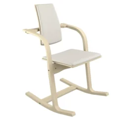 Varier Actulum ® Fauteuil de bureau ergonomique à bascule en tissu et bois><noscript><img width=