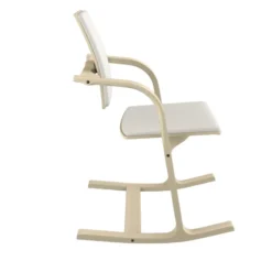 Varier Actulum ® Fauteuil de bureau ergonomique à bascule en tissu et bois><noscript><img width=