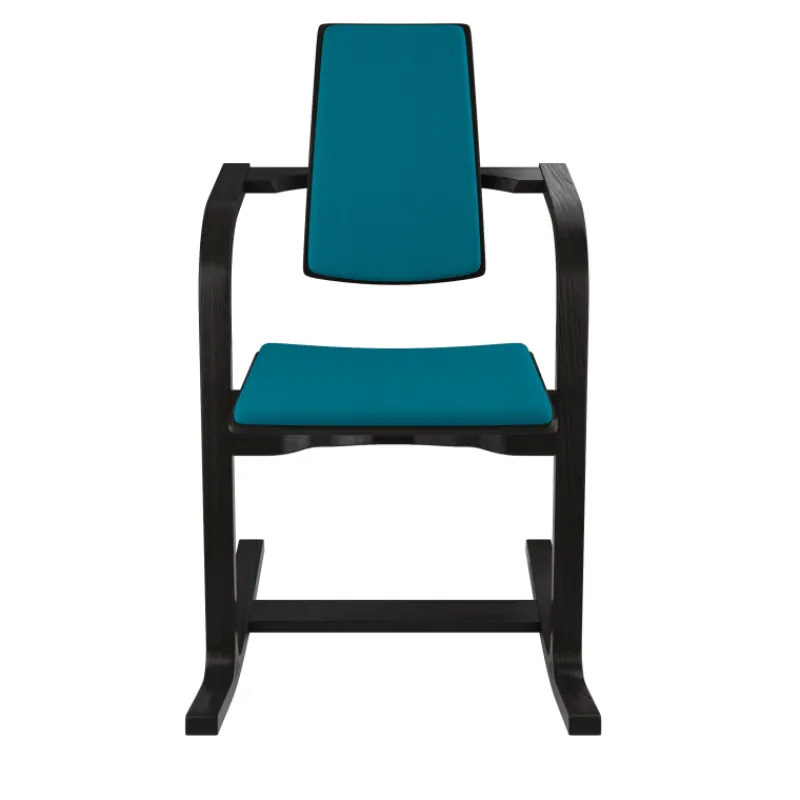 Varier Actulum ® Fauteuil de bureau ergonomique à bascule en tissu et bois> Chaise De Bureau|Chaise Salon