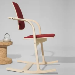 Varier Actulum ® Fauteuil de bureau ergonomique à bascule en tissu et bois><noscript><img width=