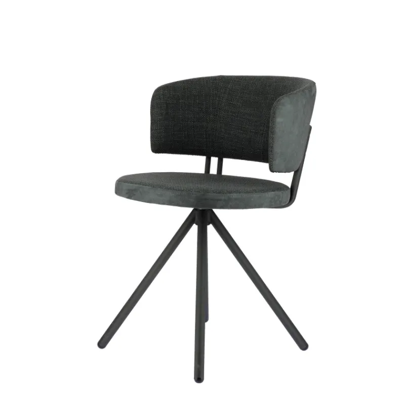 Perfecta Adagio Chaise moderne pivotante en tissu et pieds métal> Chaise De Salle à Manger|Chaise De Bureau