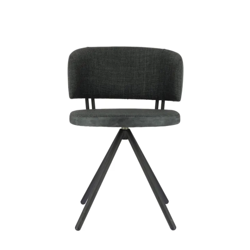 Perfecta Adagio Chaise moderne pivotante en tissu et pieds métal> Chaise De Salle à Manger|Chaise De Bureau
