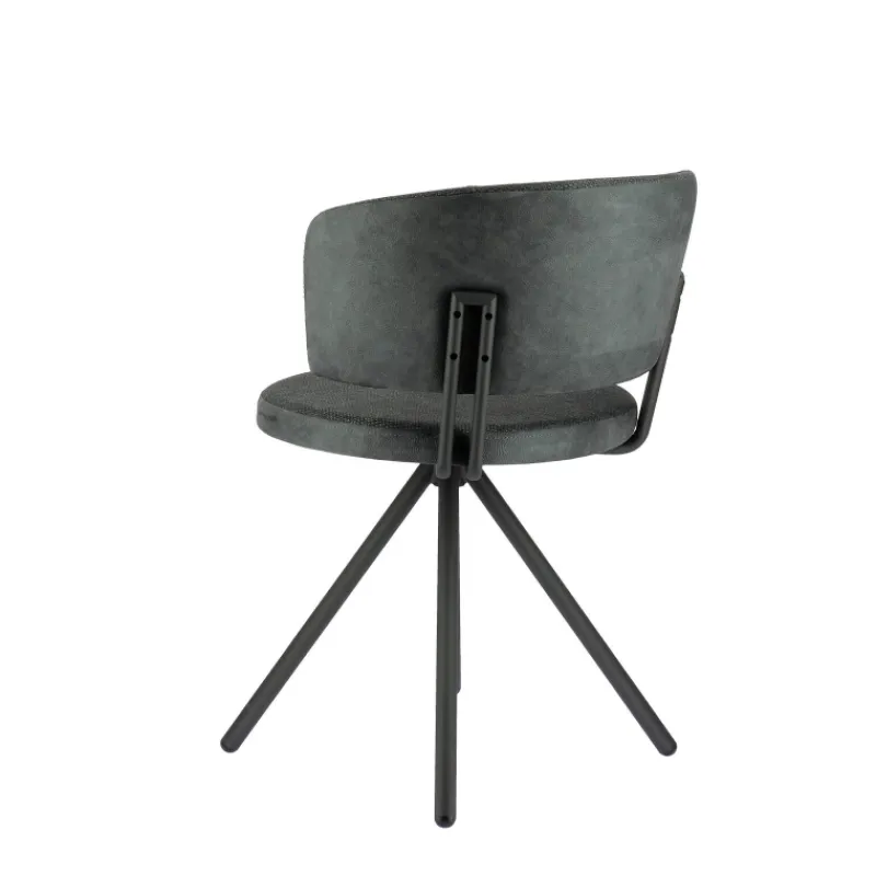 Perfecta Adagio Chaise moderne pivotante en tissu et pieds métal> Chaise De Salle à Manger|Chaise De Bureau