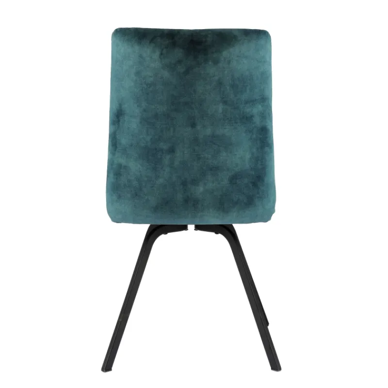 Adèle Chaise confortable moderne en tissu avec pieds en métal> Chaise De Salle à Manger