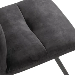 Adèle Chaise en tissu pivotante confortable avec pieds en métal><noscript><img width=