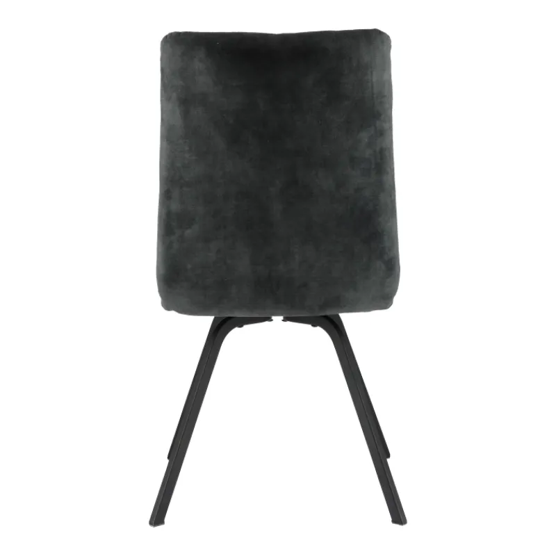 Adèle Chaise en tissu pivotante confortable avec pieds en métal> Chaise De Salle à Manger|Chaise De Bureau