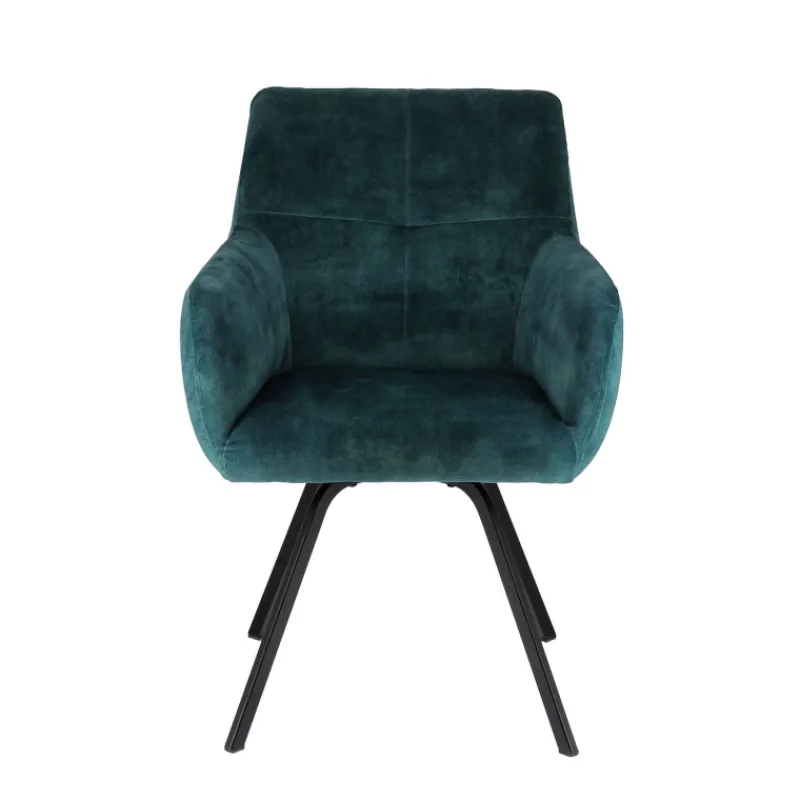 Adrien Fauteuil confortable en tissu avec pieds en métal> Chaise De Salle à Manger|Chaise De Bureau