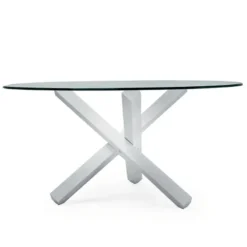 Sovet Italia Aikido Sovet® Table en verre design ronde><noscript><img width=