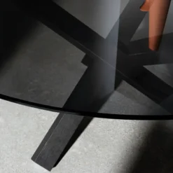 Sovet Italia Aikido Sovet® Table en verre design ronde><noscript><img width=