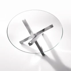 Sovet Italia Aikido Sovet® Table en verre design ronde><noscript><img width=