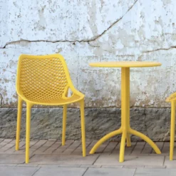 Air Chaise de jardin moderne ajourée en polypropylène><noscript><img width=