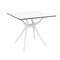 Air Table carrée petit espace en stratifié et polypropylène><noscript><img width=