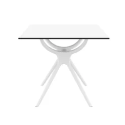 Air Table carrée petit espace en stratifié et polypropylène><noscript><img width=