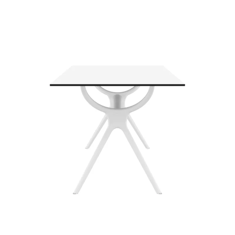 Air Table rectangulaire en stratifié et polypropylène> Table De Salle à Manger