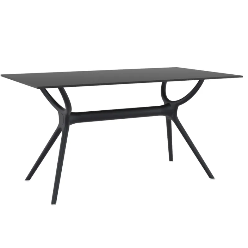 Air Table rectangulaire en stratifié et polypropylène> Table De Salle à Manger
