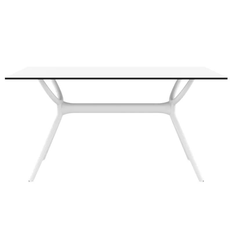 Air Table rectangulaire en stratifié et polypropylène> Table De Salle à Manger