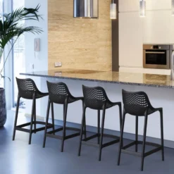 Air Tabouret moderne en polypropylène> Tabouret Snack (assise +/- 65 Cm)|Tabouret De Bar (assise +/- 80 Cm)