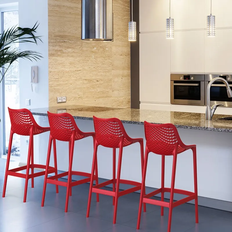 Air Tabouret moderne en polypropylène> Tabouret Snack (assise +/- 65 Cm)|Tabouret De Bar (assise +/- 80 Cm)