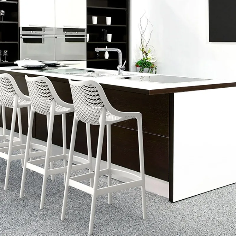 Air Tabouret moderne en polypropylène> Tabouret Snack (assise +/- 65 Cm)|Tabouret De Bar (assise +/- 80 Cm)