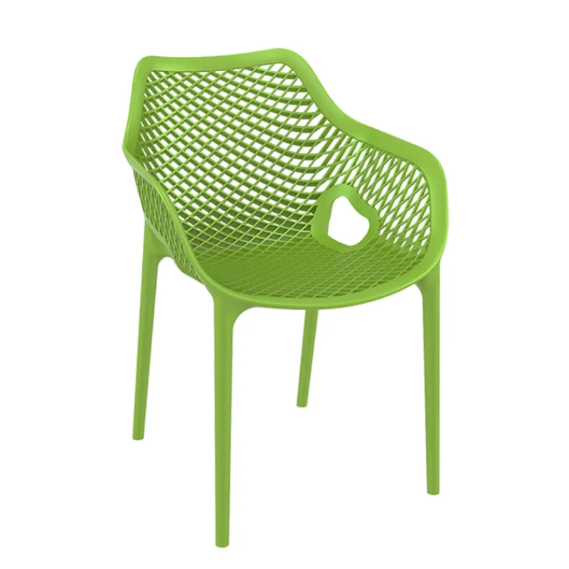 Air XL Fauteuil moderne empilable ajouré en polypropylène> Chaise De Cuisine|Chaise De Salle à Manger