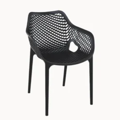 Air XL Fauteuil moderne empilable ajouré en polypropylène><noscript><img width=