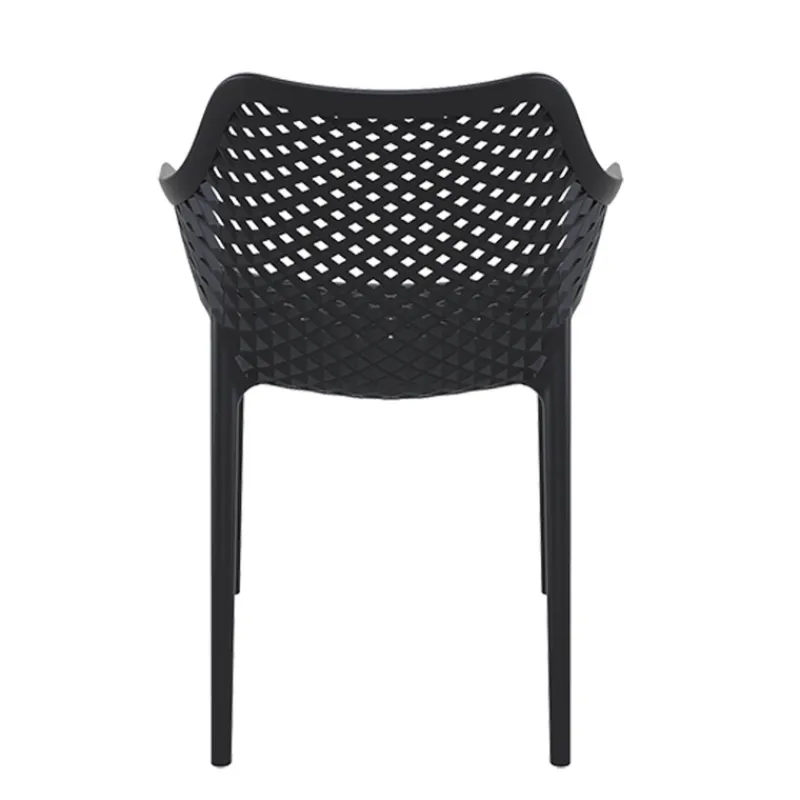 Air XL Fauteuil moderne empilable ajouré en polypropylène> Chaise De Cuisine|Chaise De Salle à Manger