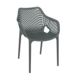 Air XL Fauteuil moderne empilable ajouré en polypropylène><noscript><img width=