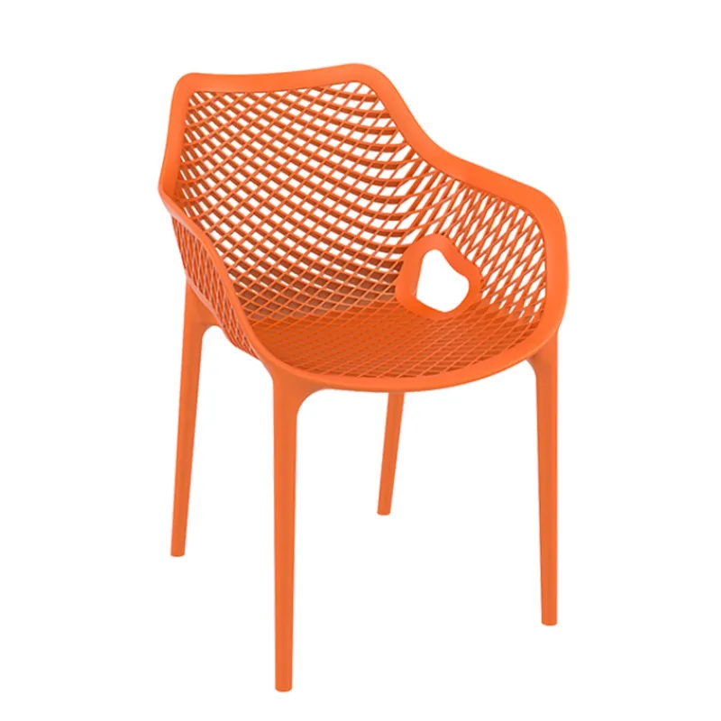 Air XL Fauteuil moderne empilable ajouré en polypropylène> Chaise De Cuisine|Chaise De Salle à Manger