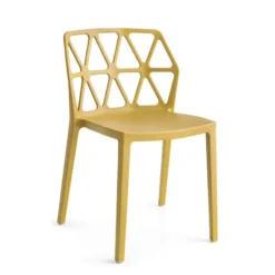 Alchemia Connubia® Chaise de jardin design empilable en polypropylène><noscript><img width=