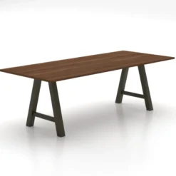 Perfecta Alegro XL Grande table rectangulaire avec pieds en forme de tréteau> Table De Salle à Manger