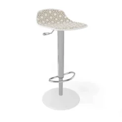 Alhambra 97A / 97AV Tabouret italien sans dossier réglable en hauteur avec assise à motifs><noscript><img width=