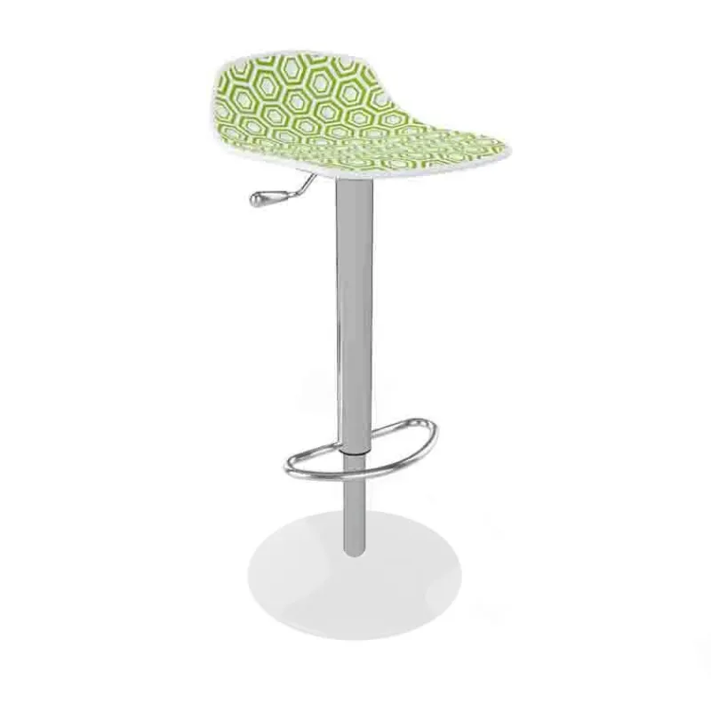 Alhambra 97A / 97AV Tabouret italien sans dossier réglable en hauteur avec assise à motifs> Tabouret Snack (assise +/- 65 Cm)|Tabouret De Bar (assise +/- 80 Cm)