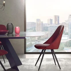 Europea Alizée Chaise moderne pivotante rembourrée> Chaise De Cuisine|Chaise De Salle à Manger