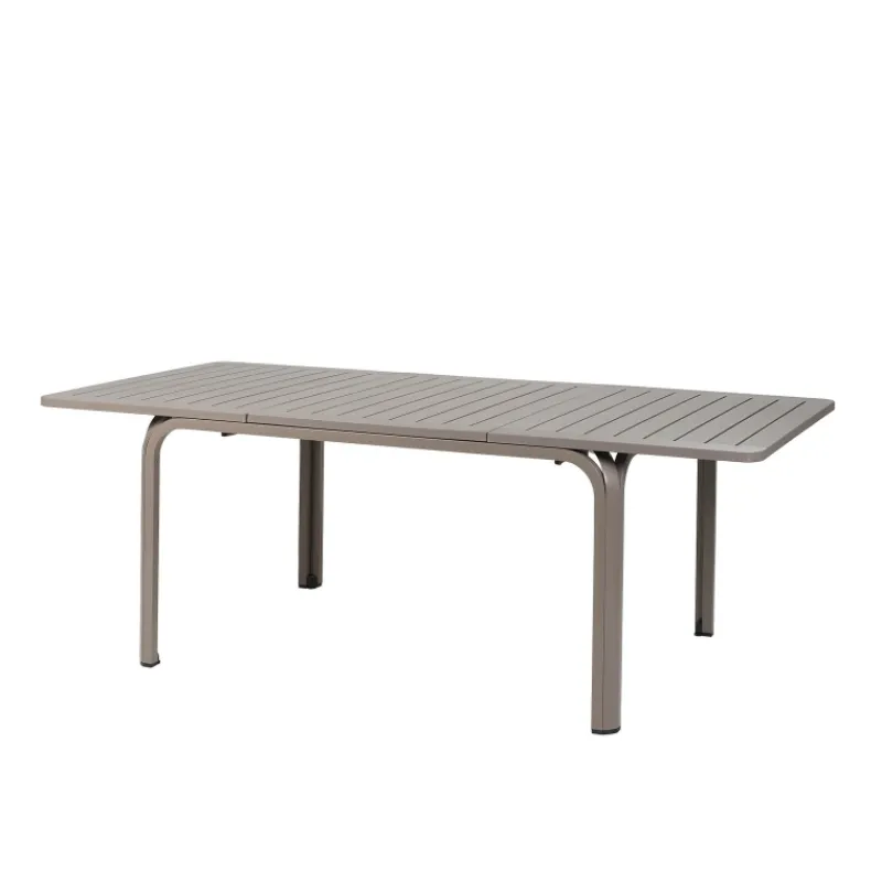 Alloro Table de jardin extensible en polypropylène et aluminium> Table De Jardin