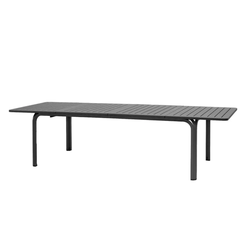 Alloro Table de jardin extensible en polypropylène et aluminium> Table De Jardin
