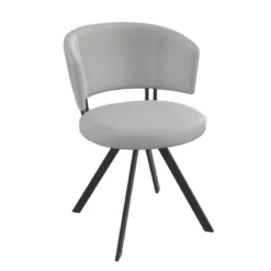 Perfecta Allure Chaise design confortable pivotante en simili avec pieds en métal> Chaise De Cuisine|Chaise De Salle à Manger