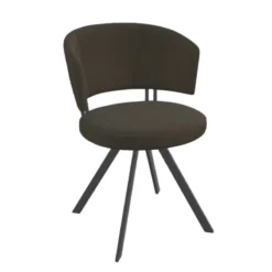 Perfecta Allure Chaise design confortable pivotante en simili avec pieds en métal><noscript><img width=