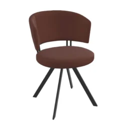 Perfecta Allure Chaise design confortable pivotante en simili avec pieds en métal><noscript><img width=
