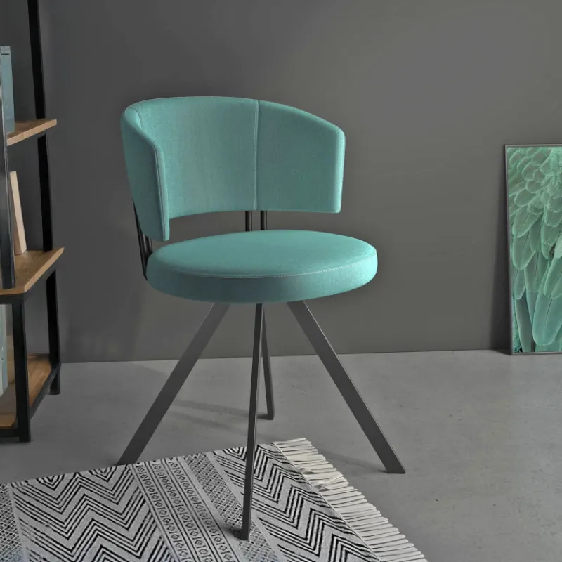 Perfecta Allure Chaise moderne en tissu pivotante> Chaise De Salle à Manger|Chaise De Bureau