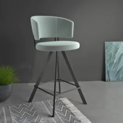 Perfecta Allure Tabouret snack design pivotant en tissu> Tabouret Snack (assise +/- 65 Cm)|Tabouret De Bar (assise +/- 80 Cm)