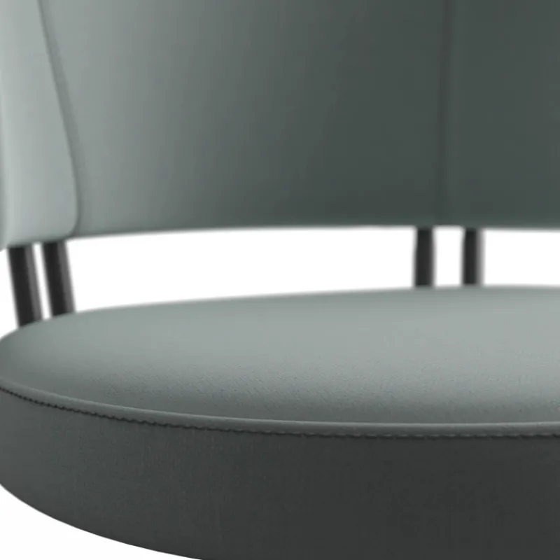 Perfecta Allure Tabouret snack design pivotant en tissu> Tabouret Snack (assise +/- 65 Cm)|Tabouret De Bar (assise +/- 80 Cm)