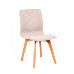Sessio Amelie Chaise en tissu avec pieds en bois massif> Chaise De Salle à Manger|Chaise Salon