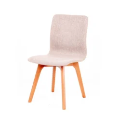 Sessio Amelie Chaise en tissu avec pieds en bois massif> Chaise De Salle à Manger|Chaise Salon