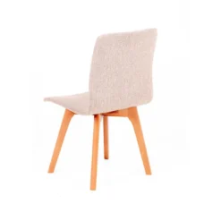 Sessio Amelie Chaise en tissu avec pieds en bois massif><noscript><img width=
