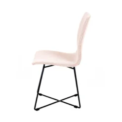 Sessio Amelie Chaise en tissu et pieds en métal croisés><noscript><img width=